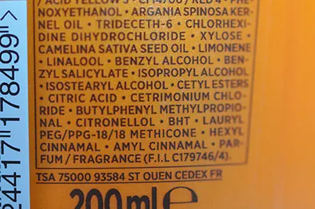 Zdjęcie z oficjalnego zgłoszenia: L'OREAL PARIS Elvive  Liss intense Odżywka do włosów — ryzyko: Chemiczne