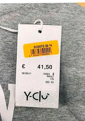 Photo de l’avis officiel: Y-Clù BKLYN Sweat-shirt pour enfants — risque: Blessures & Etranglement