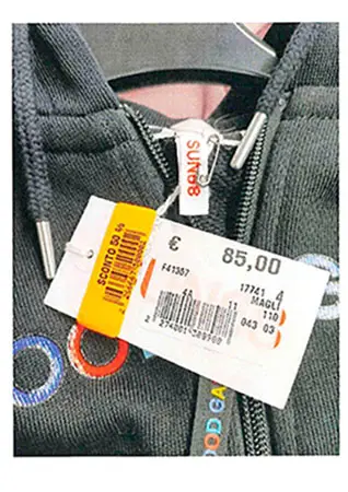 Foto aus der offiziellen Meldung: SUN68 Good Game Kapuzenpullover für Kinder — Risiko: Verletzungen & Strangulierung