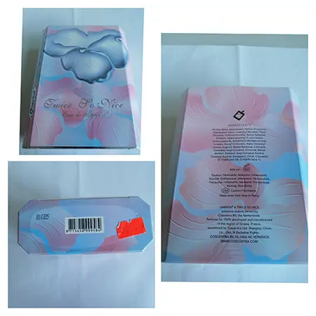 Photo de l’avis officiel: OMERTA® &amp; TWICE SO NICE Twice so nice Parfum — risque: Risque chimique