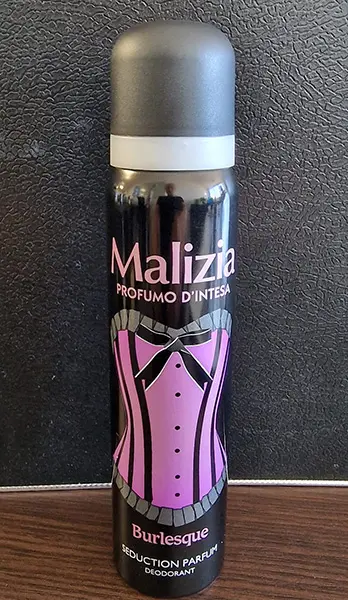 Photo de l’avis officiel: Malizia Malizia Profumo D'Intesa Burlesque Spray déodorant — risque: Risque chimique