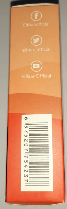 Photo from the official notice: Elf bar ELF BAR BC5000 Disposable Pod, 2% nicotine disposable electronic cigarette — chemical risk