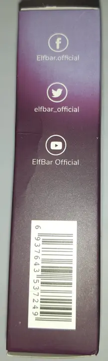Photo from the official notice: Elf bar ELF BAR BC5000ULTRA Disposable Pod disposable electronic cigarette — chemical risk