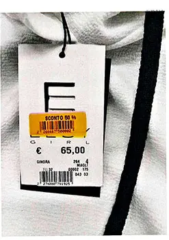Foto do aviso oficial: ELSY GIRL GINORA Sweatshirt para crianças — risco: Ferimentos & Estrangulamento