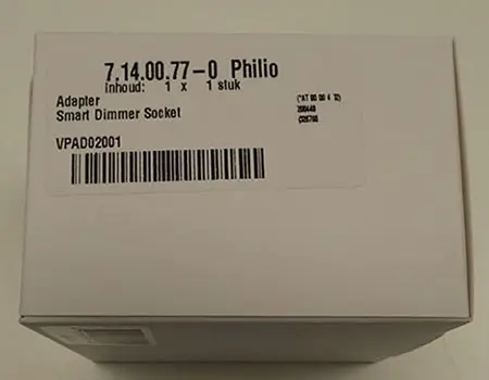 Photo de l’avis officiel: Philio Smart Dimmer Socket Porte-lampe — risque: Choc électrique