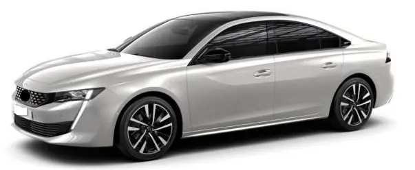 Photo from the official notice: Peugeot 3008, 508 passenger car — fire risk (A12/01619/23)