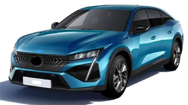 Photo from the official notice: Peugeot 3008, 308, 408, 508 passenger car — fire risk