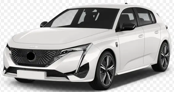 Photo from the official notice: Peugeot 3008, 308, 408, 508 passenger car — fire risk