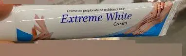 Photo de l’avis officiel: Extreme White Cream Crème éclaircissante pour la peau — risque: Risque chimique