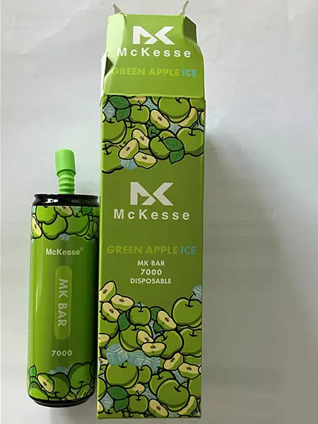Photo de l’avis officiel: McKesse MK Bar 7000 Disposable Cigarette électronique jetable — risque: Risque chimique (A12/01641/23)