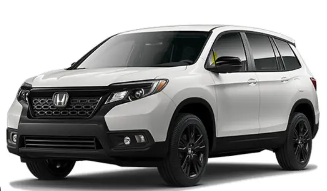 Photo from the official notice: Honda Civic, Pilot, Passport passenger car — injuries risk