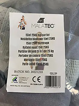 Photo de l’avis officiel: MT Malatec Porte-bébé — risque: Blessures