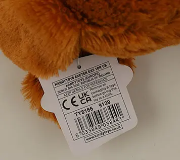 Photo from the official notice: Snuggle Pals Snuggle Pals dog plush soft toy — choking risk