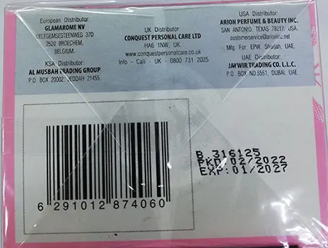 Foto dell’avviso ufficiale: DORALL Collection Sweet Secrets Eau de toilette — rischio: Rischio chimico