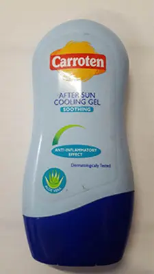 Foto dell’avviso ufficiale: Carroten After sun cooling gel Dopo il gel solare — rischio: Rischio chimico