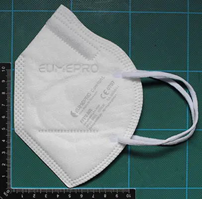 Photo de l’avis officiel: EUMEPRO Masque filtre à particules — risque: Risque microbiologique