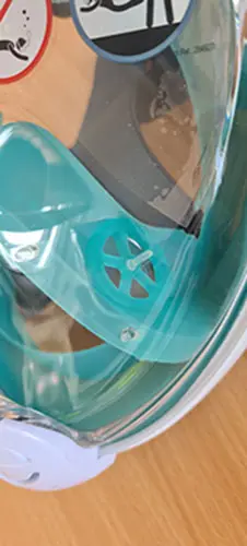 Photo from the official notice: Subea SUBEA Easybreath children's snorkel mask — suffocation risk
