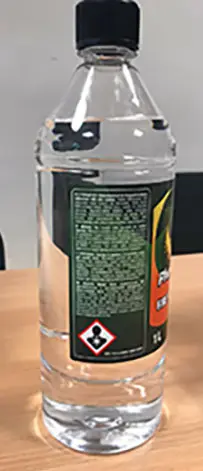 Foto dell’avviso ufficiale: Phoenix Phoenix Fire Starter Avviamento a fuoco liquido — rischio: Rischio chimico
