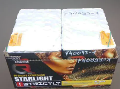 Photo de l’avis officiel: China Red Starlight Artifices — risque: Brûlures & Blessures