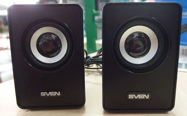 Foto uit de officiële melding: SVEN 2.0 USB Multimedia Speaker System Luidsprekers — risico: Milieu