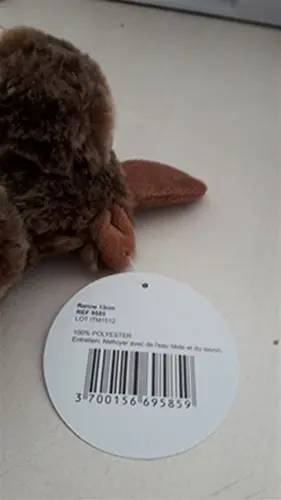 Photo de l’avis officiel: La compagnie des marmottes Renne Jouet doux — risque: Étouffement