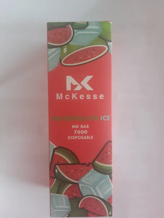 Photo de l’avis officiel: McKesse MK Bar 7000 Disposable Cigarette électronique jetable — risque: Risque chimique (A12/01641/23)