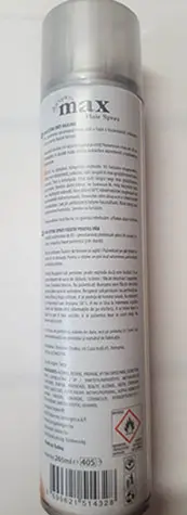 Foto dell’avviso ufficiale: Hungaro MAX Hairspray extra strong Lacca — rischio: Rischio chimico