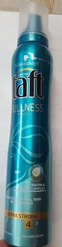 Photo de l’avis officiel: Schwarzkopf/Taft Fullness mousse Mousse pour cheveux — risque: Risque chimique