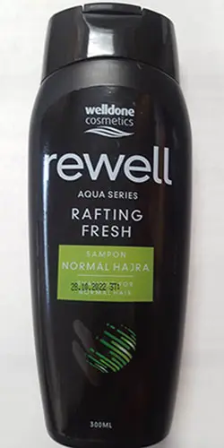 Zdjęcie z oficjalnego zgłoszenia: welldone cosmetics Rewell Sampon normál hajra / shampoo for normal hair Szampon — ryzyko: Chemiczne