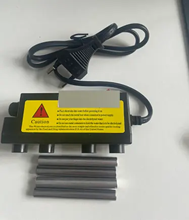 Photo from the official notice: Water electrolysis device — electric shock risk