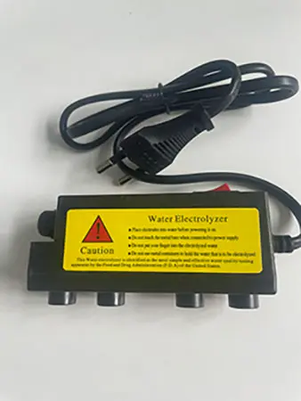 Photo from the official notice: Water electrolysis device — electric shock risk