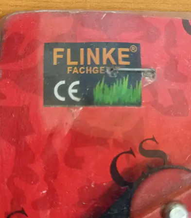 Photo de l’avis officiel: FLINKE FACHGEBIT Accessoires de coupe de type flail pour coupe-brosses — risque: Blessures