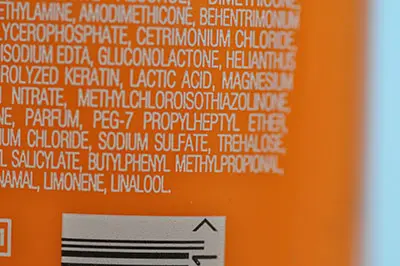 Photo de l’avis officiel: Sunsilk Balsamo Revitalisant pour cheveux — risque: Risque chimique