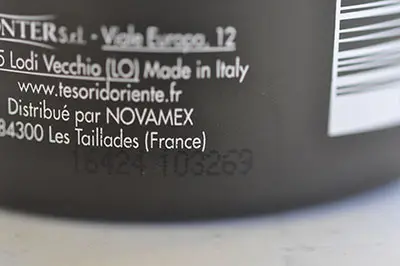 Foto dell’avviso ufficiale: Tesori d'Oriente Bagno doccia crema Crema bagno e doccia — rischio: Rischio chimico