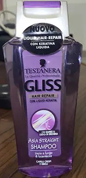 Photo de l’avis officiel: TESTANERA Gliss Hair repair con Keratina liquida Shampooing — risque: Risque chimique
