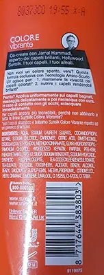 Photo de l’avis officiel: Sunsilk Shampoo colore vibrante Shampooing — risque: Risque chimique