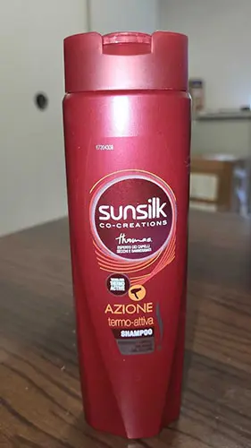 Photo de l’avis officiel: Sunsilk Shampoo colore vibrante Shampooing — risque: Risque chimique