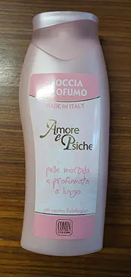 Photo de l’avis officiel: Comin Parfum pour femme Amore e Psiche Mousse de douche — risque: Risque chimique