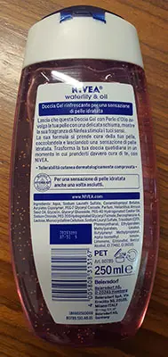 Photo de l’avis officiel: Nivea Waterlily &amp; Oil Gel douche — risque: Risque chimique