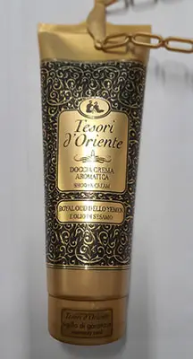 Photo de l’avis officiel: Tesori d'Oriente Doccia crema aromatica Mousse de douche — risque: Risque chimique