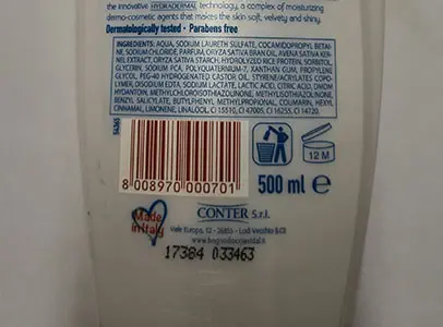Foto dell’avviso ufficiale: Vidal Latte di riso e avena Bagno e gel doccia — rischio: Rischio chimico