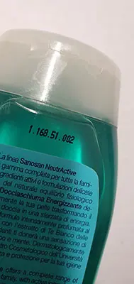 Photo de l’avis officiel: Sanosan Neutractive Mousse de douche — risque: Risque chimique