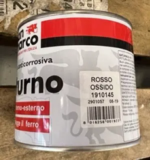 Photo from the official notice: SAN MARCO, SATURNO Prodotto verniciante ,Pittura anti corrosiva varnish — chemical risk