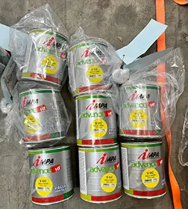 Foto aus der offiziellen Meldung: IMPA ADVANCE Pasta colorante per sistema tintometrico al solvente Lacke — Risiko: Chemikalie