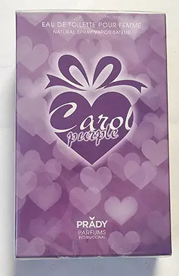 Foto dell’avviso ufficiale: Prady Parfums Carol &amp; Carol purple Eau de toilette — rischio: Rischio chimico