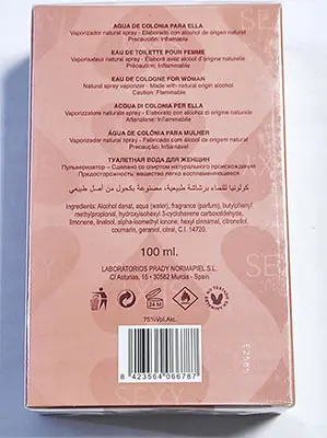 Photo de l’avis officiel: Prady Parfums Sexy carol Eau de toilette — risque: Risque chimique