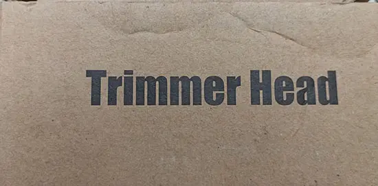 Photo from the official notice: Trimmer head rotary cutting head with two chains - brushcutters — injuries risk