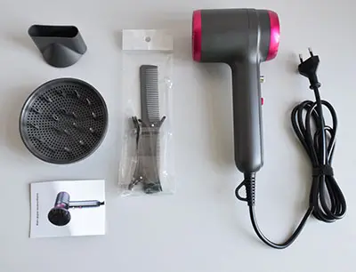 Photo de l’avis officiel: Negative ion Hair dryer Sèche-cheveux — risque: Choc électrique