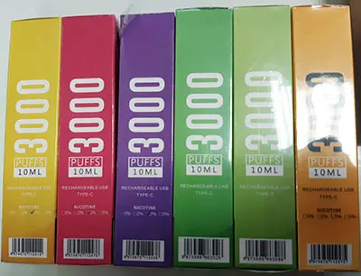 Photo de l’avis officiel: JOOK JOOK 3000 Cigarette électronique jetable — risque: Risque chimique