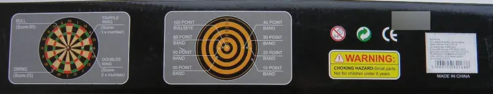 Photo de l’avis officiel: Safety Magnetic Dartboard Jeu de fléchettes — risque: Étouffement & Blessures